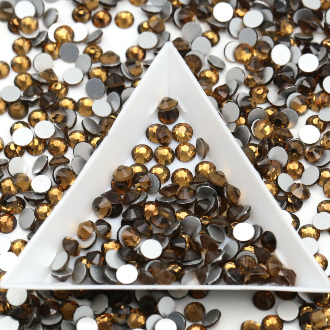 Glass Rhinestones - Espresso