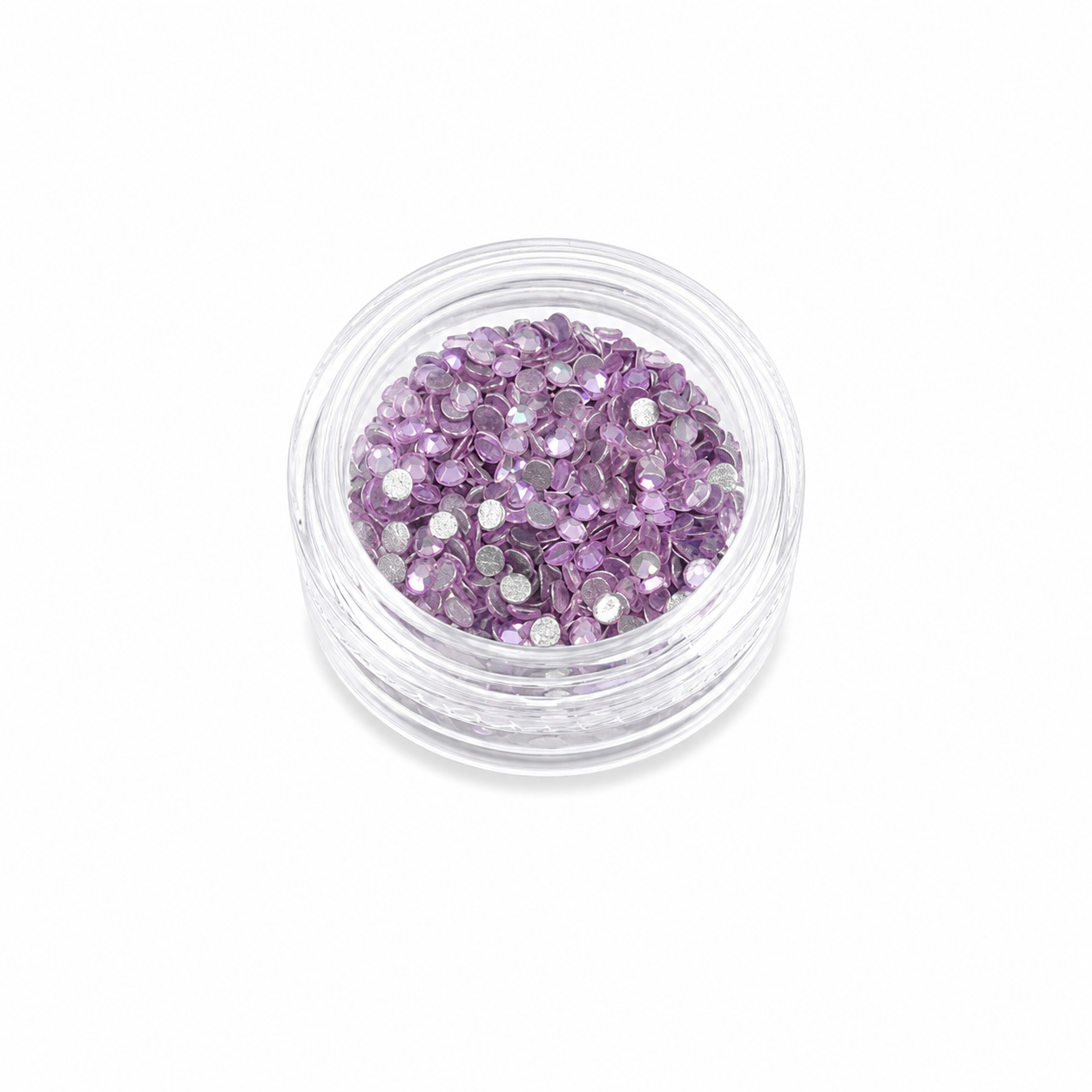 Glass Rhinestones - Shimmer Opal - Pink