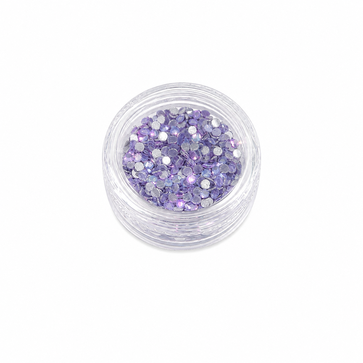 Glass Rhinestones - Shimmer Opal - Purple