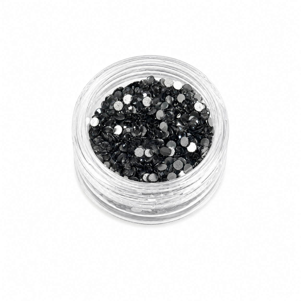 Glass Rhinestones - Black Diamond