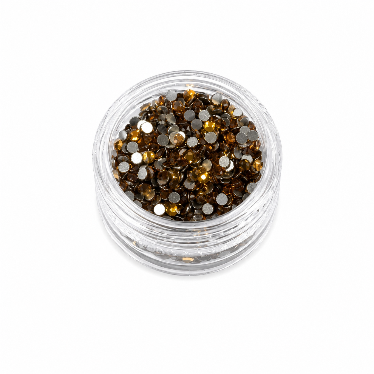 Glass Rhinestones - Golden Honey Yellow