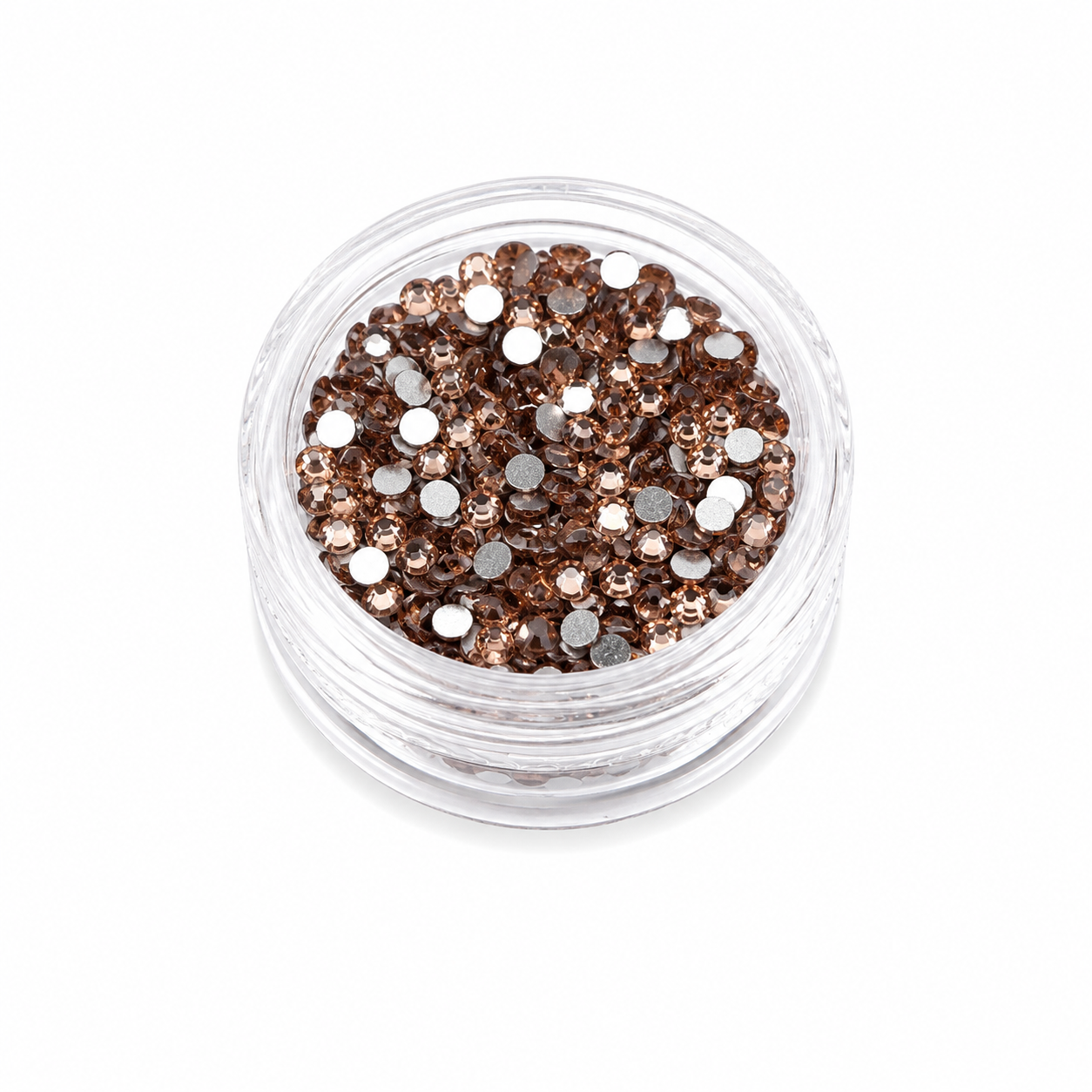 Glass Rhinestones - Light Terracotta