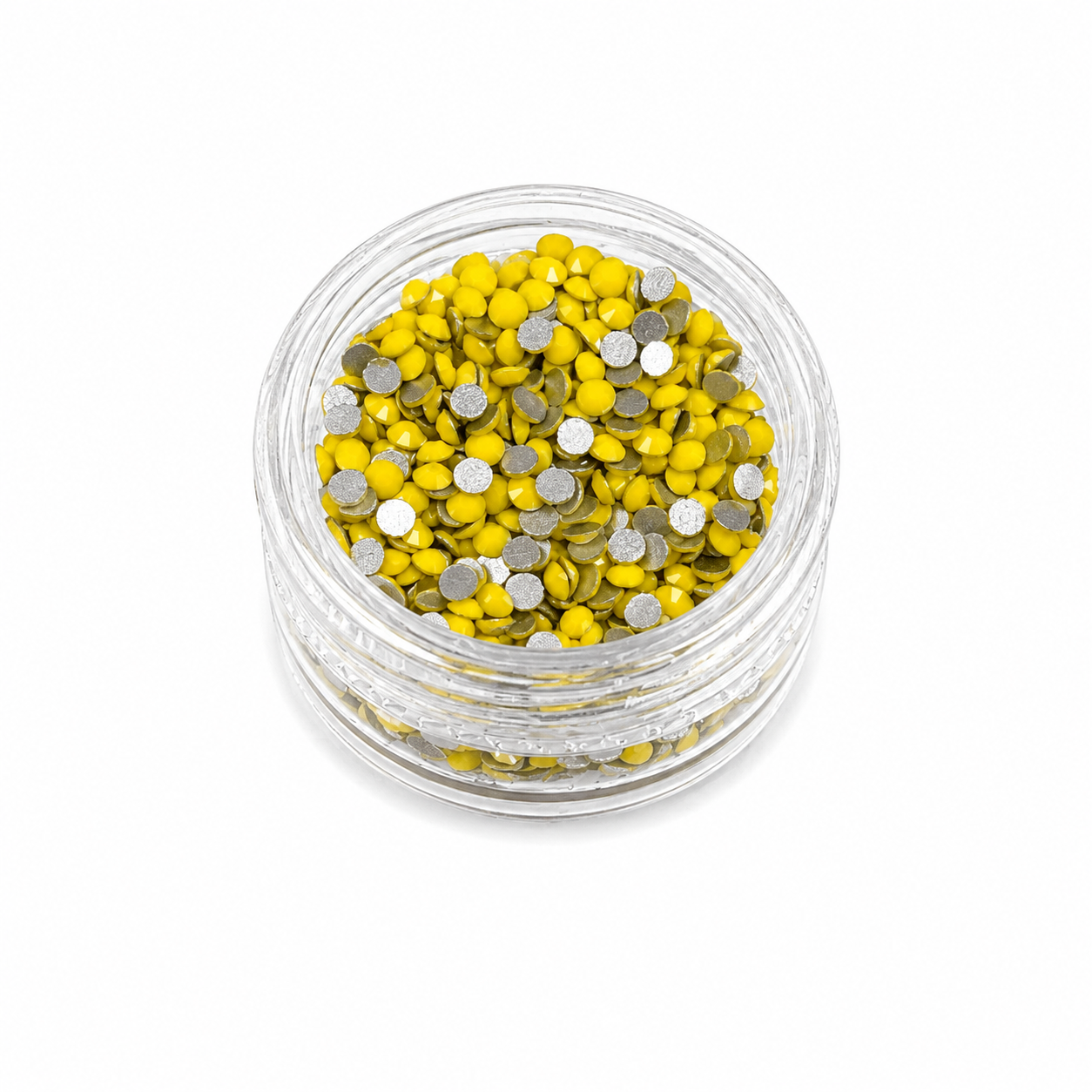 Glass Rhinestones - Solid Yellow