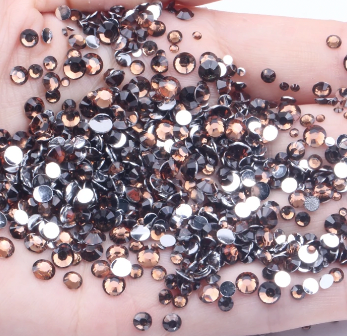Chocolate Brown - Silverback Rhinestones