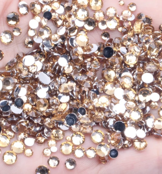 Topaz- Silverback Rhinestones
