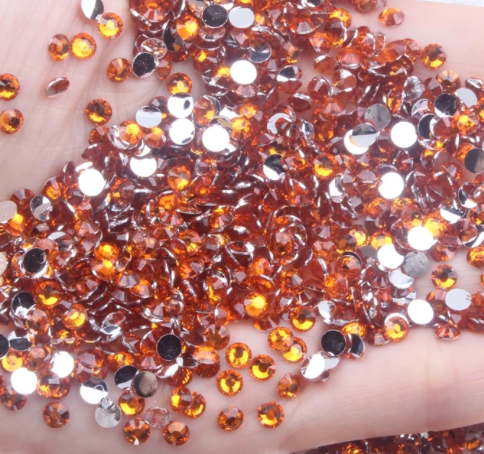Tangerine - Silverback Rhinestones