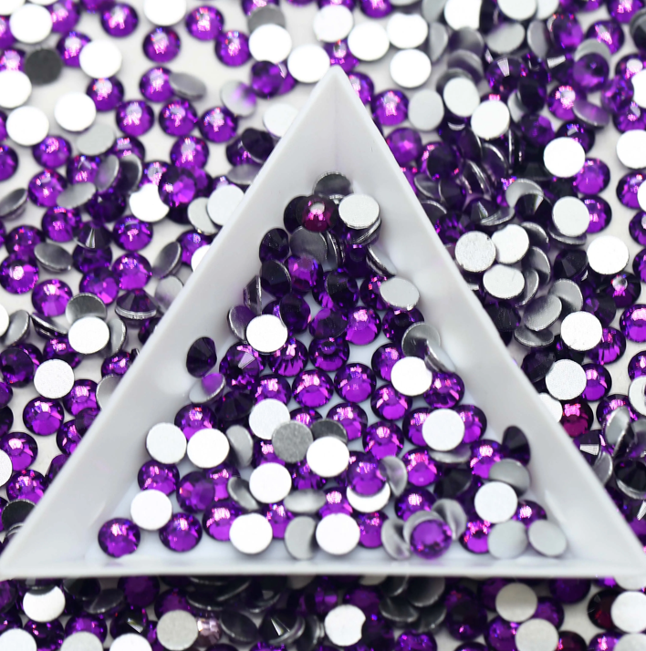 Glass Rhinestones - Tanzanite