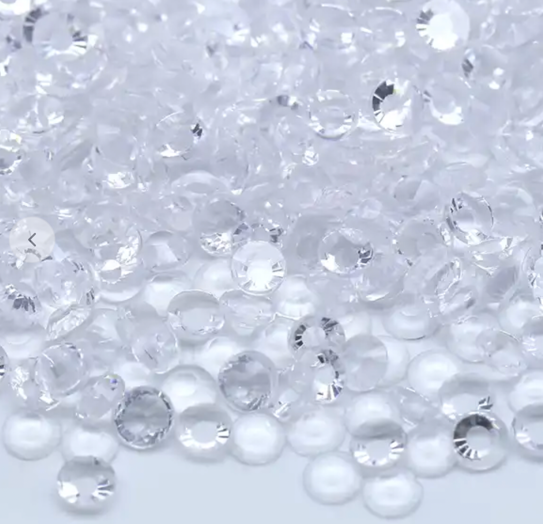 Glass Rhinestones - Crystal Clear