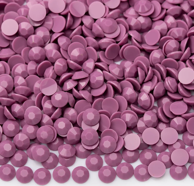 Solid Taro Rhinestones