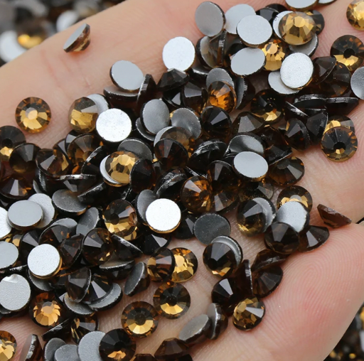 Glass Rhinestones - Espresso