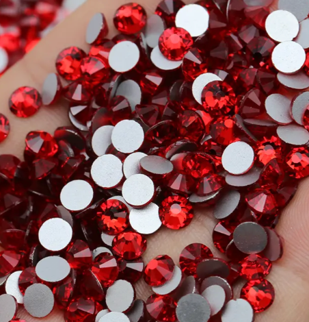 Glass Rhinestones - Light Siam