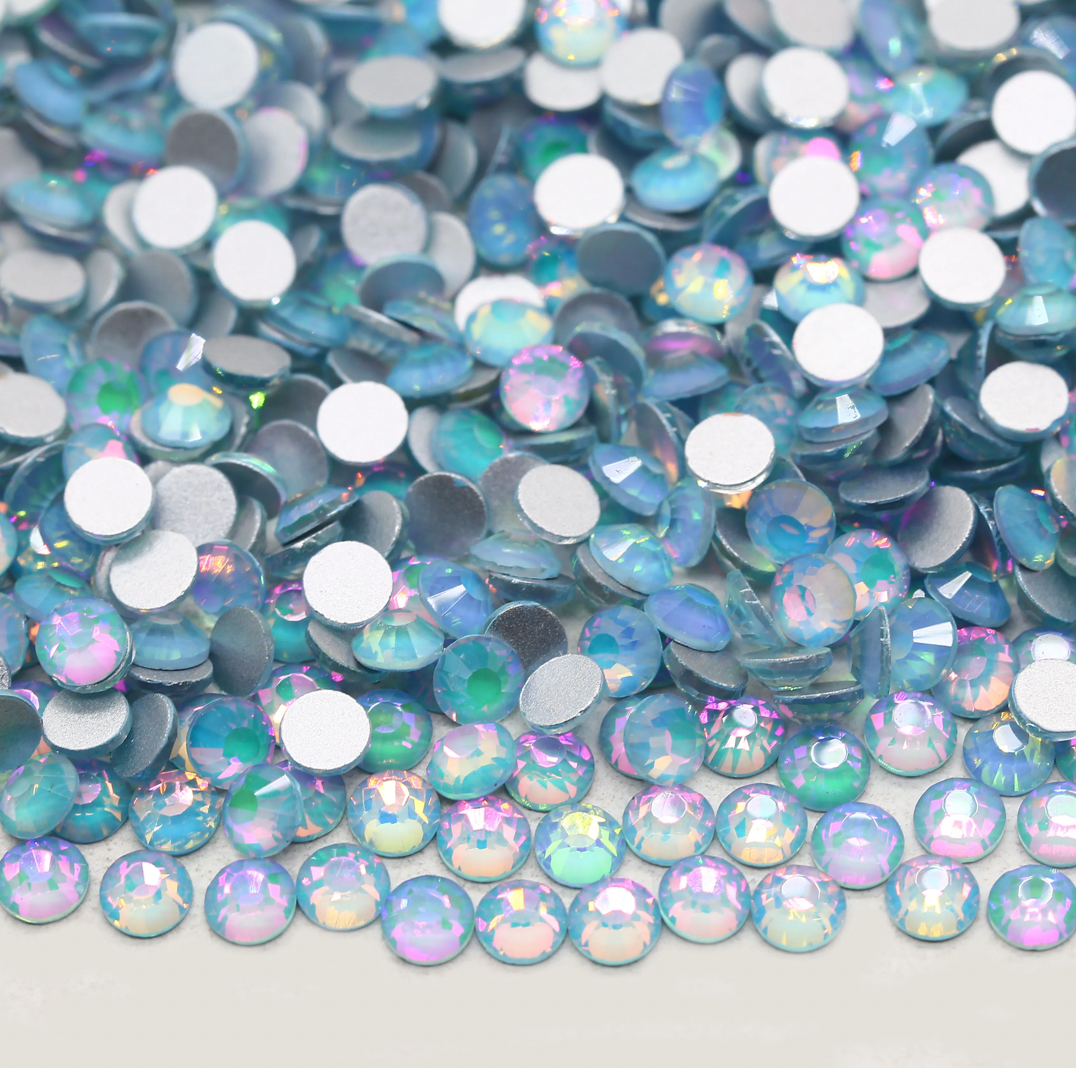 Glass Rhinestones - Shimmer Opal - Tiffany
