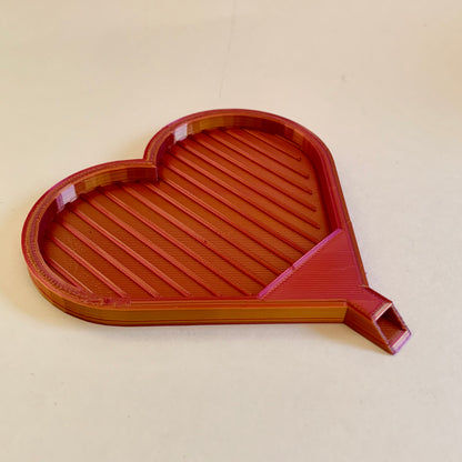 Heart Shaped Rhinestone Tray