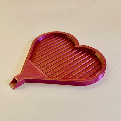 Heart Shaped Rhinestone Tray