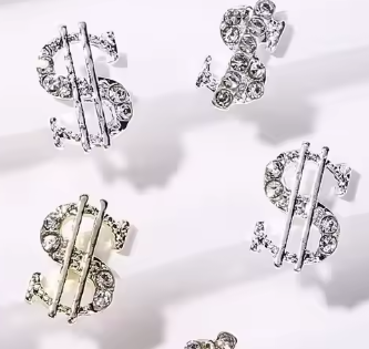 Dollar Sign Charms (10 pieces)