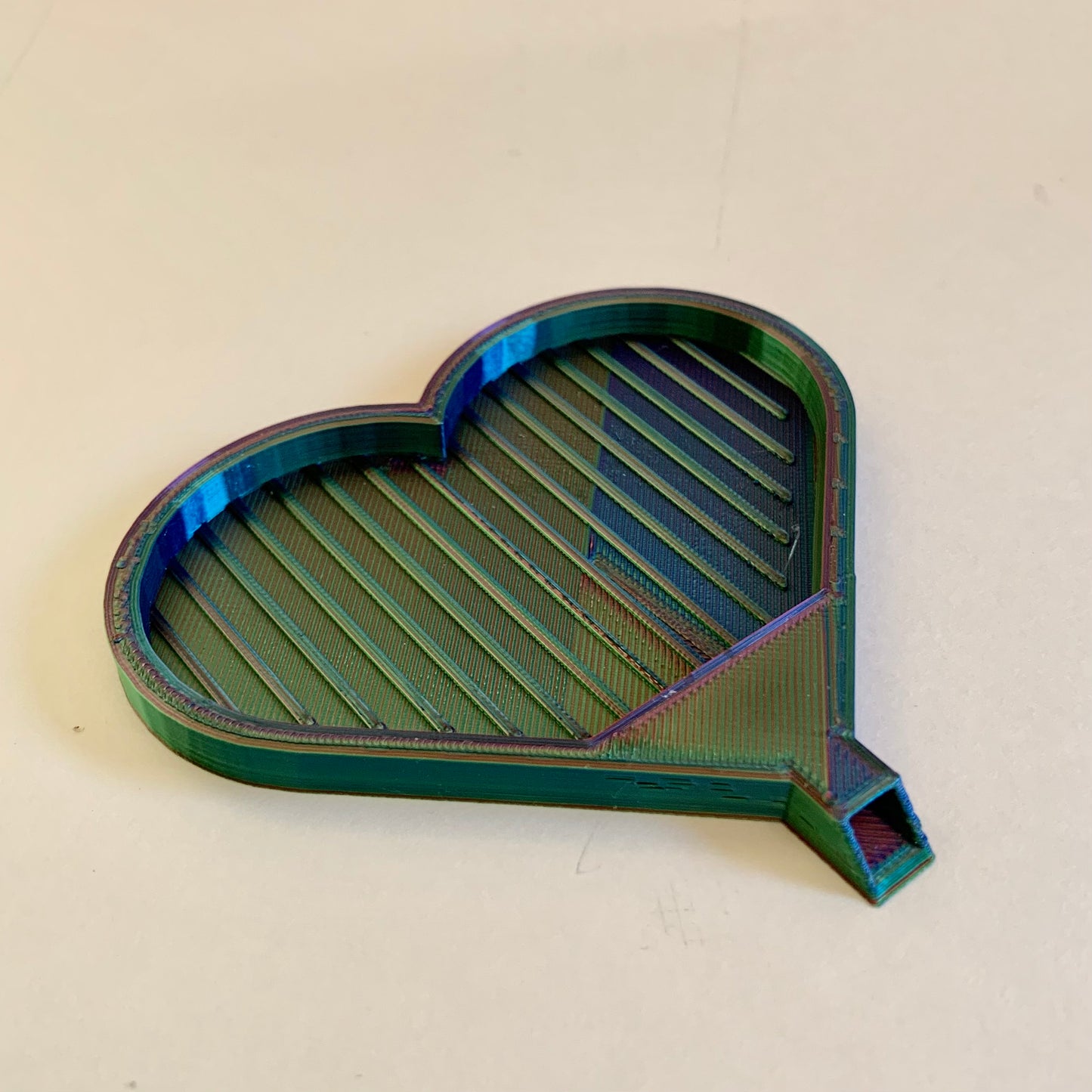 Heart Shaped Rhinestone Tray