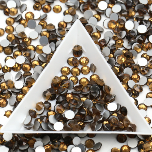 Glass Rhinestones - Espresso