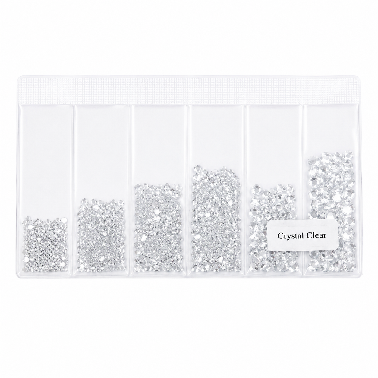 Glass Rhinestones - Crystal Clear - Transparent