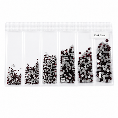 Glass Rhinestones - Dark Siam