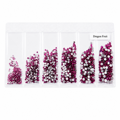 Glass Rhinestones - Dragon Fruit