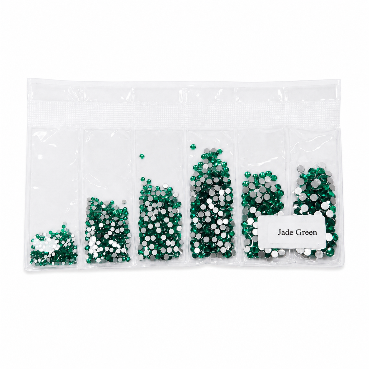 Glass Rhinestones - Jade Green