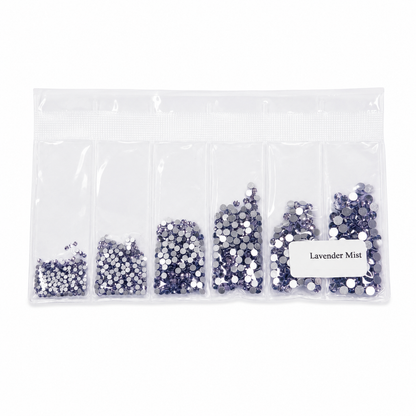 Glass Rhinestones - Lavender Mist