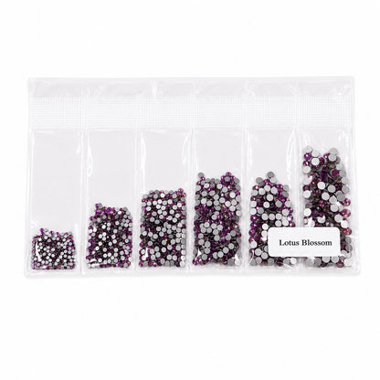 Glass Rhinestones - Lotus Blossom