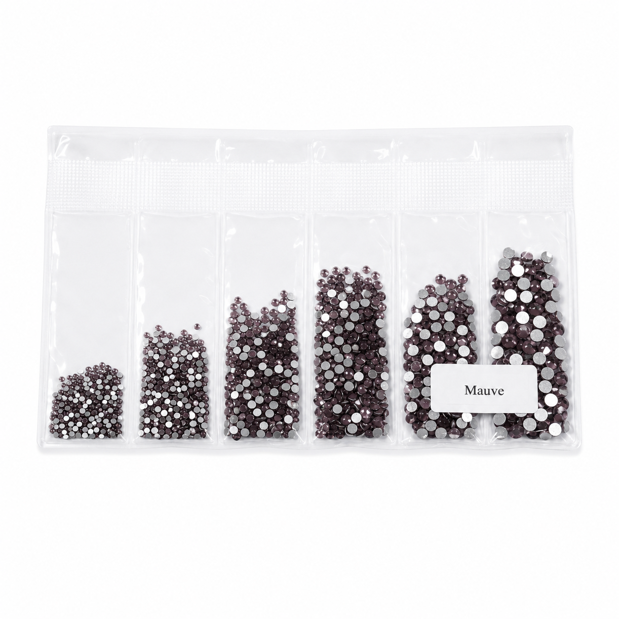 Glass Rhinestones - Mauve