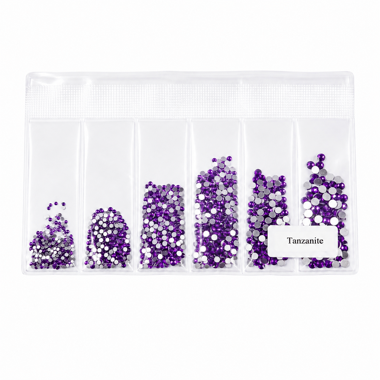 Glass Rhinestones - Tanzanite