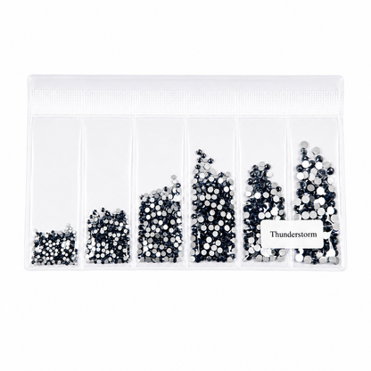 Glass Rhinestones - Thunderstorm