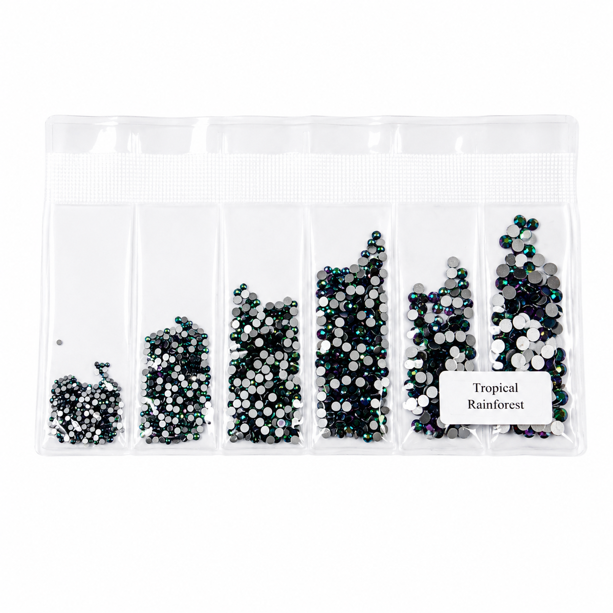 Glass Rhinestones - Tropical Rainforest