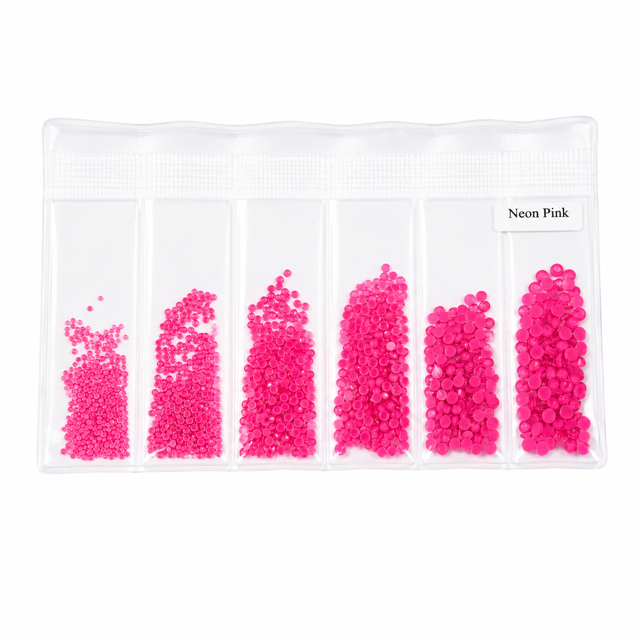 Glass Rhinestones - Neon Pink