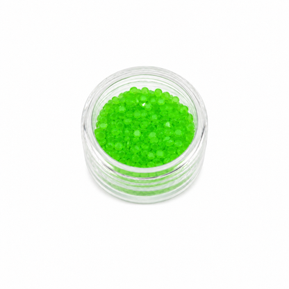 Glass Rhinestones - Neon Green