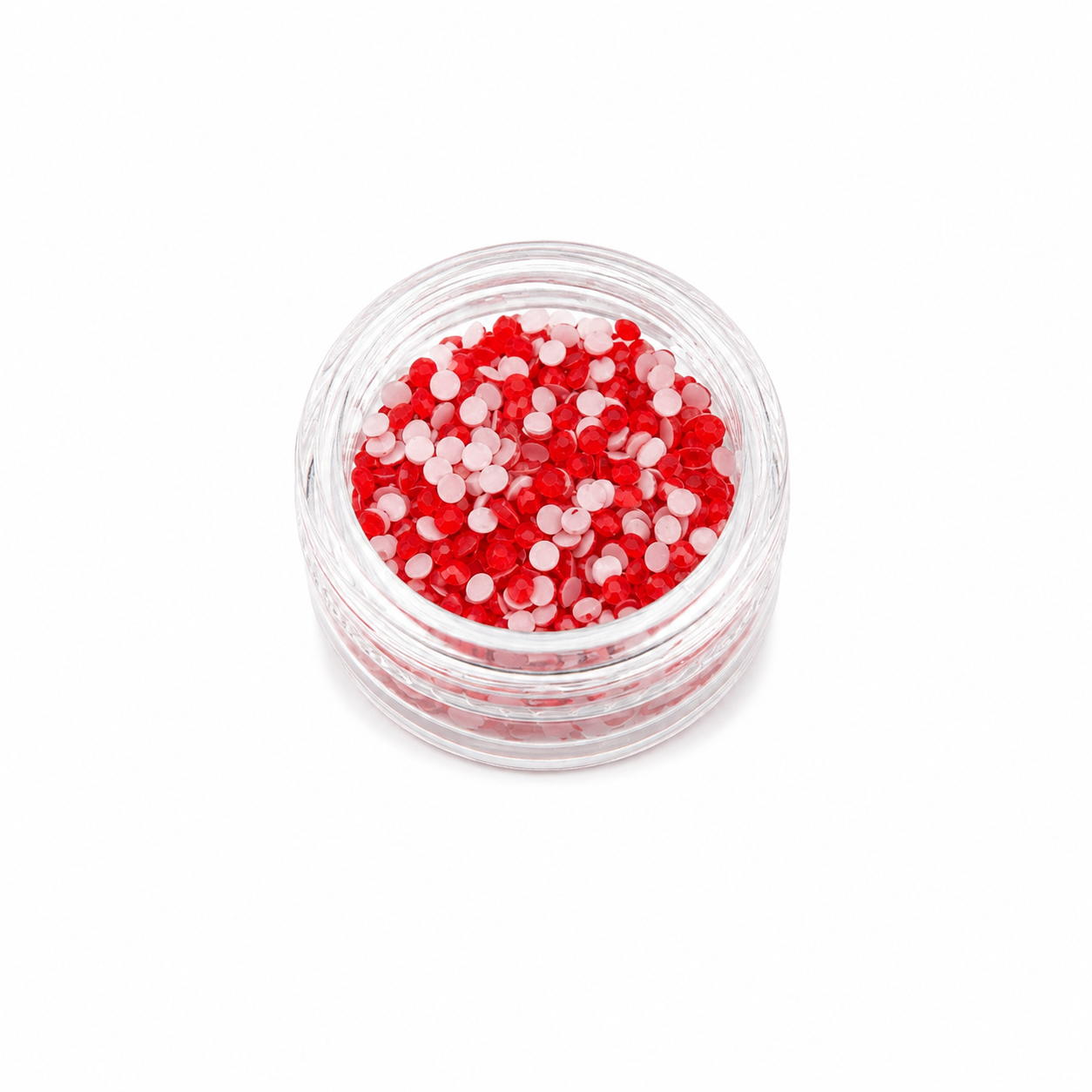 Glass Rhinestones - Neon Red