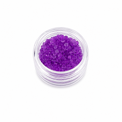 Glass Rhinestones - Neon Purple