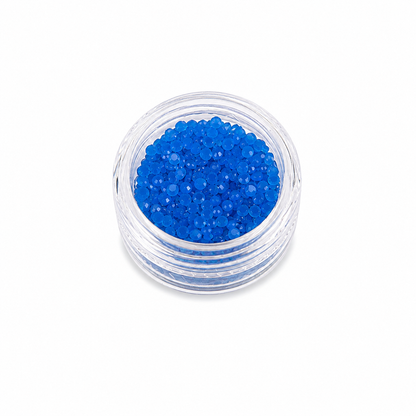 Glass Rhinestones - Neon Blue