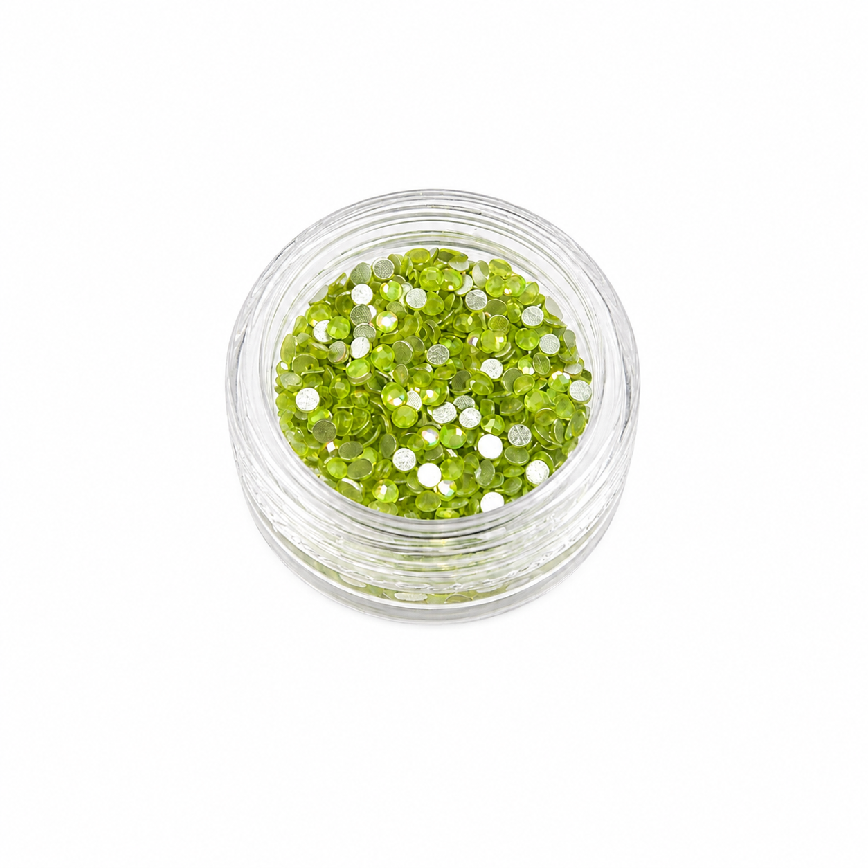 Glass Rhinestones - Shimmer Opal - Yellow