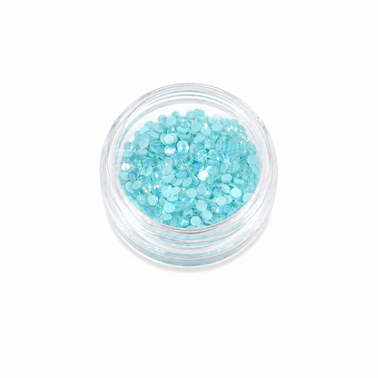 Glass Rhinestones - Blue Lagoon