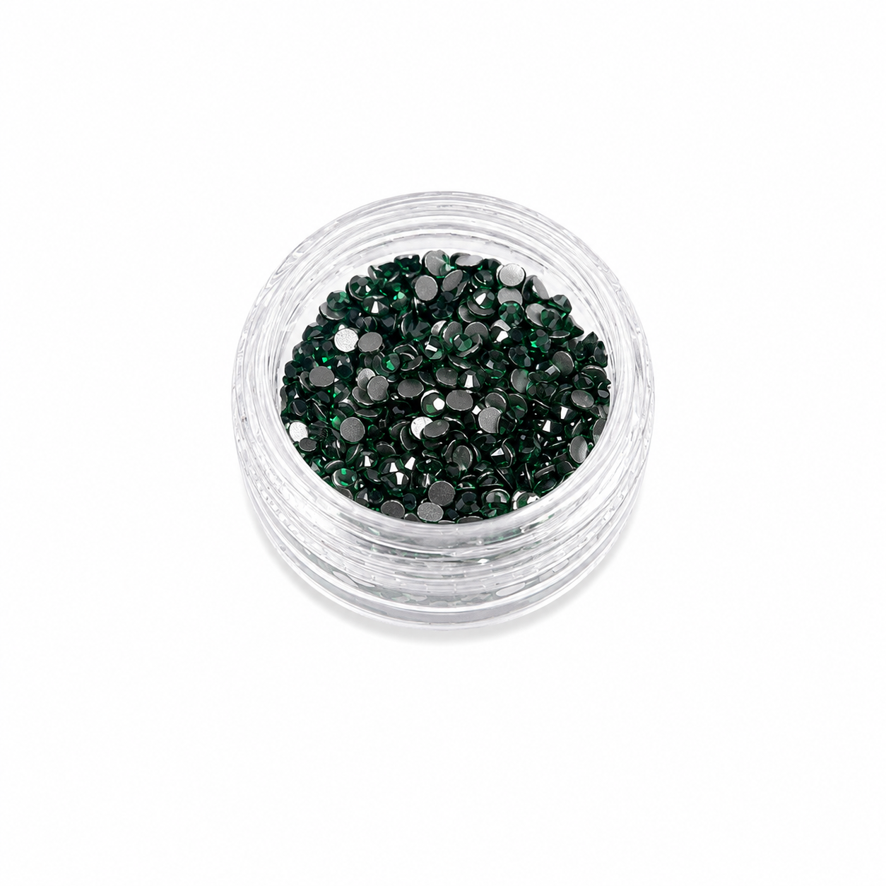 Glass Rhinestones - Emerald AB