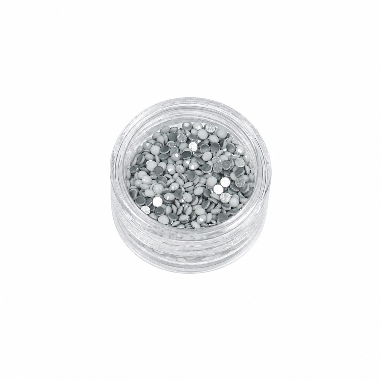 Glass Rhinestones - Chalk White