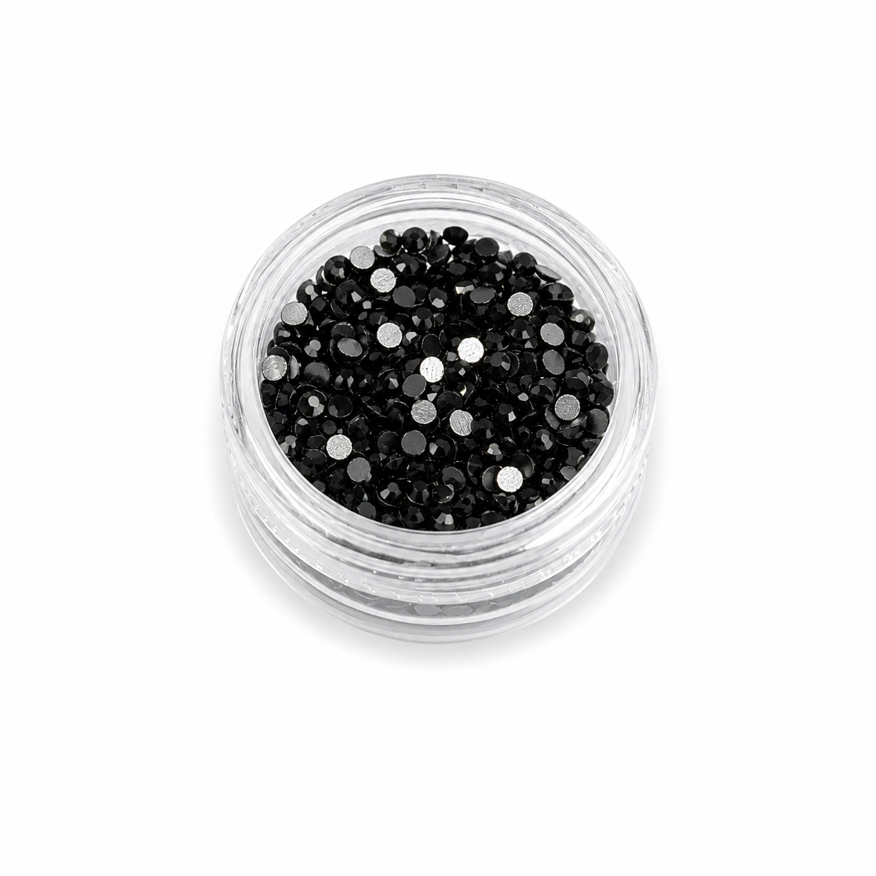 Glass Rhinestones - Black Diamond