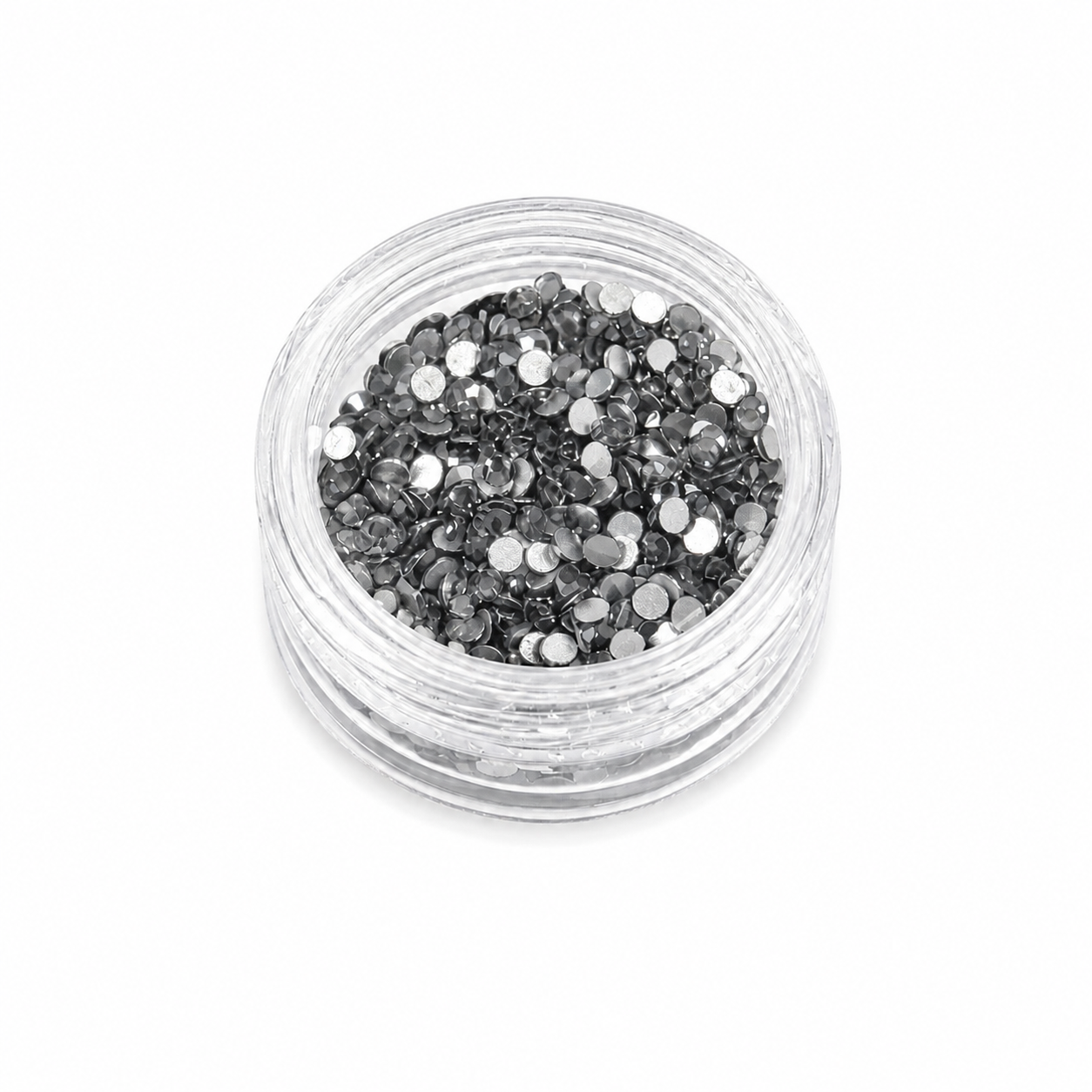 Glass Rhinestones - Dove Grey