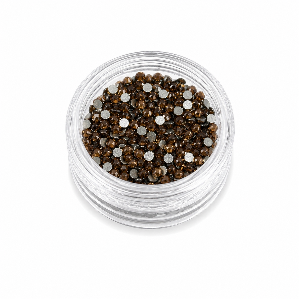 Glass Rhinestones - Espresso