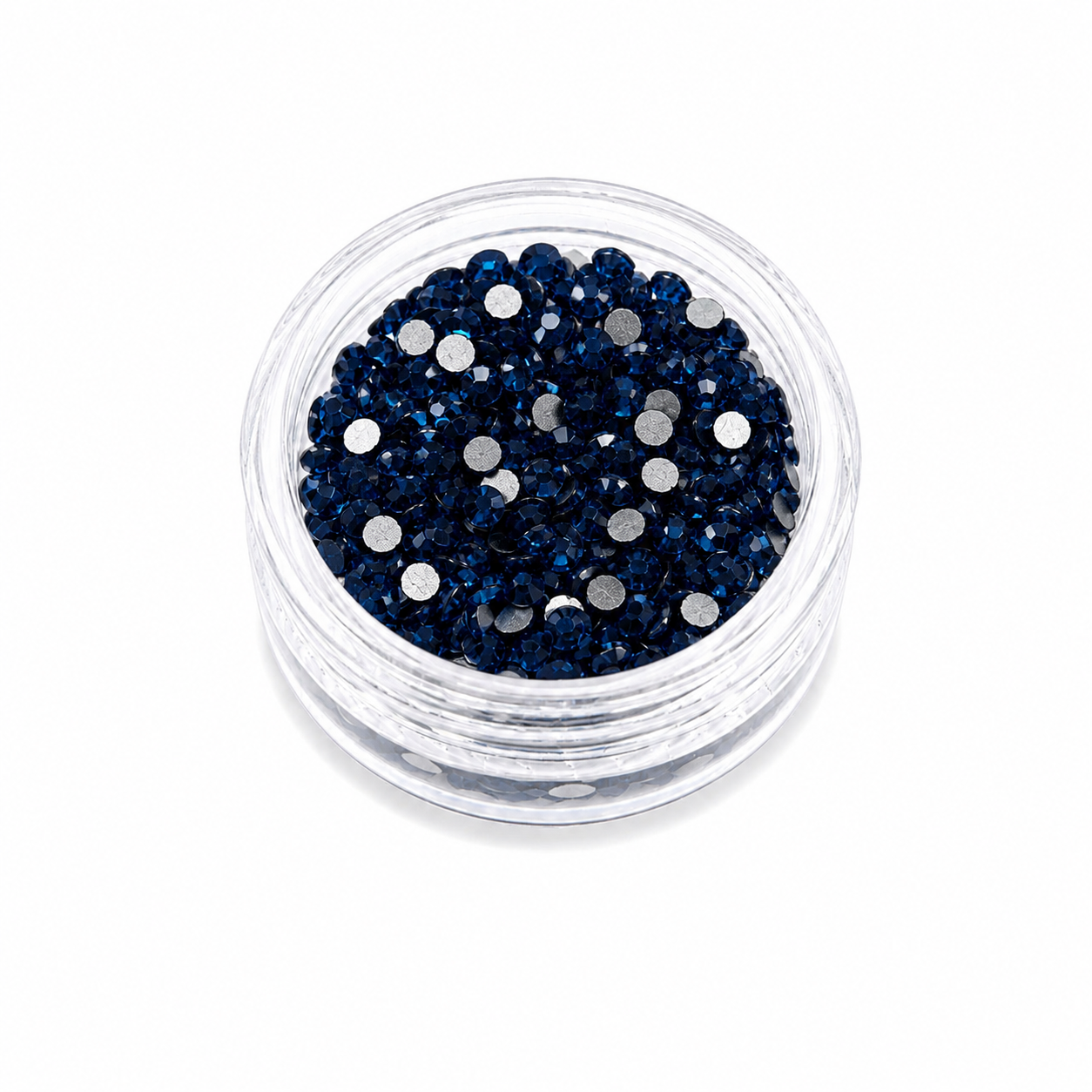 Glass Rhinestones - Montana Blue