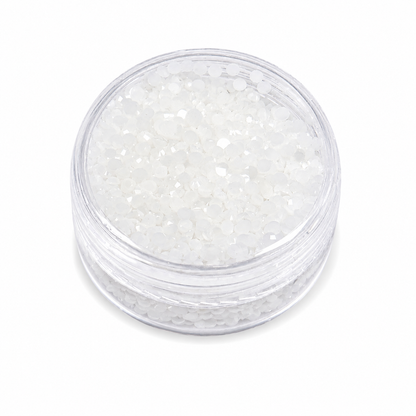 Solid White Rhinestones