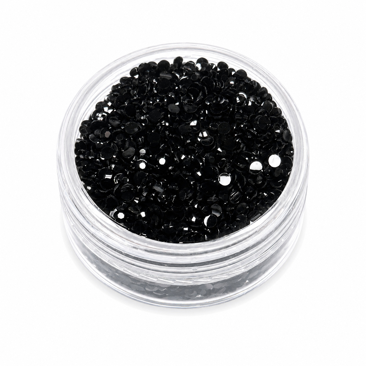 Solid Black Rhinestones