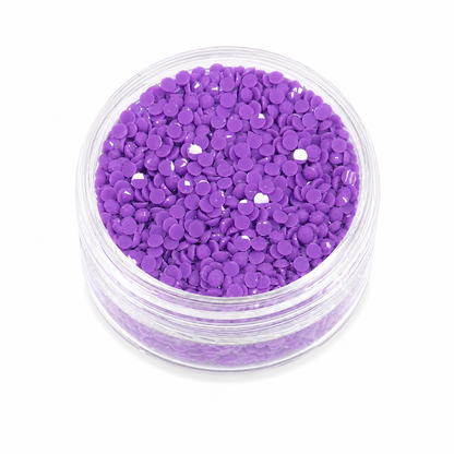 Solid Light Purple Rhinestones