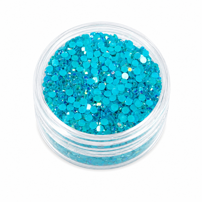 Aqua - AB Jelly Rhinestones