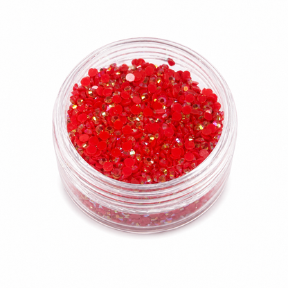 Red - AB Jelly Rhinestones