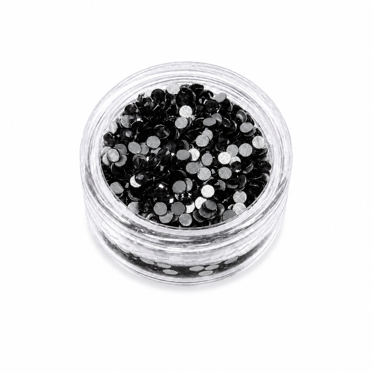 Glass Rhinestones - Jet Black